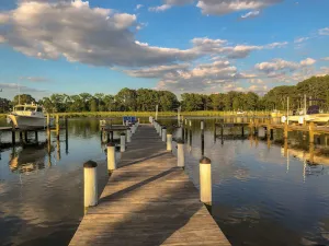 Image of Waterfront 4 BR home with private pier and boat dock