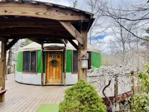 Image of Chic Mountain Yurt near Floyd and Virginia Tech