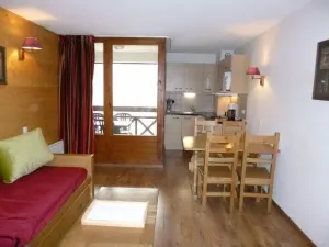 Image of 1st floor, balcony, parking, tv, ski locker, 28m², Brides Les Bains