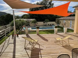 Image of Architect designed villa near Uzès, Pont du Gard., Avignon, Nimes.
