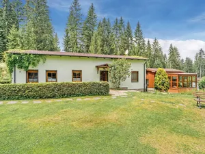 Image of Detachted holiday home in the Ore Mountains in a quiet forest location with swimming pool
