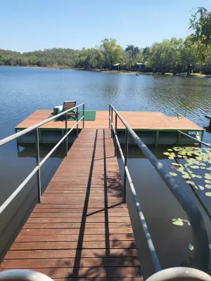 Image of Private pontoon on the lake with everything you need!