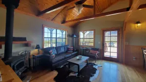 Image of Christmas Mountains Ranch: Classic 2br\/1bth Cabin with Spacious Wrap Around Porc