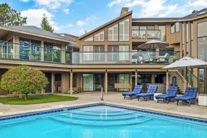 Image of Juniper Presents: Luxurious Lakefront Vacay Home-Hot tub, Pool, Decks, Views
