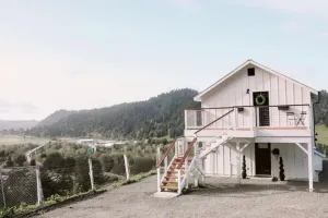Image of Remodeled barn with spectacular Views near redwoods and coast!