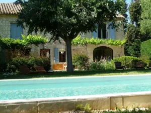 Image of Provençal farmhouse on a 20.000 sqm land, Mollégès, Provence. 5x10 m pool.