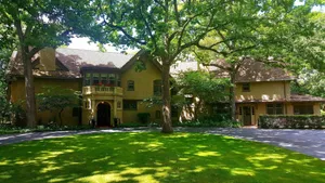 Image of Beautiful Historic Tudor Mansion with sandy Private Beach