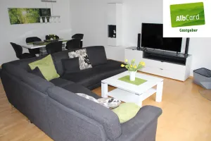 Image of \"Apartment Albwiese****, ground floor 92sqm plus garden incl. AlbCard\"