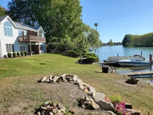 Image of River Front,  Two story duplex with boat dock