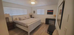 Image of Fresh and new King bed apartment with private yard. Dog friendly.