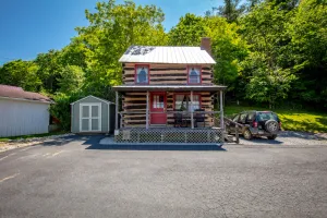 Image of Stay in a 200 Year Old Log Cabin with Modern Conveniences
