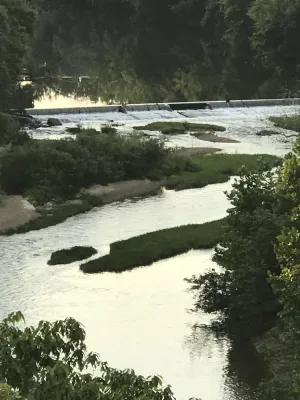 Image of Secluded Garden Cabin Located on the Bourbeuse River
