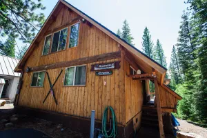 Image of A super cabin on Tahoe's West Shore with PRIVATE BEACH RIGHTS. Up against forest