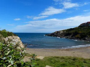 Image of Feet in the water \/ The sea as far as the eye can see