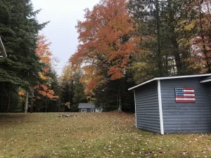 Image of Northwoods Lakeside Cabin on Pristine Fishing Lake