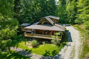 Image of Pet friendly, hot tub, fire pit, located by Lake Lemon