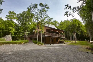 Image of Rock Haven at North Street, Wooded Cabin Retreat in Old Forge, NY