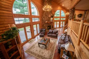 Image of Beautiful Lake House with sunset views, foosball table, huge yard, private dock!