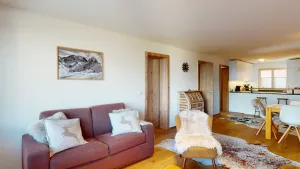 Image of Newly renovated apartment on the 2nd floor (70m2) in Surlej with a balcony and m