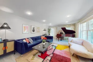 Image of Woodland home with screened porch, 2 living rooms - near historic waterfront