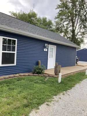 Image of Large family cottage steps from waters edge