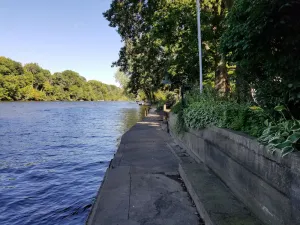 Image of St Joseph Riverfront House With Private RiverWalk! 30 Mins by Boat to Lake MI