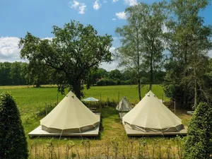 Image of Happy in the meadow tent with private sanitary facilities 2 pers.