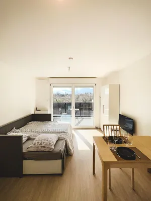 Image of Studio Le Hésingue- Near Airport, Swiss & German board