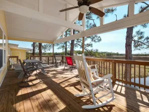 Image of Waterfront house w\/boat dock, covered deck, pets welcome- 1 mile to Keaton Beach