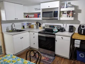 Image of Lovely basement apartment with covered outdoor patio.