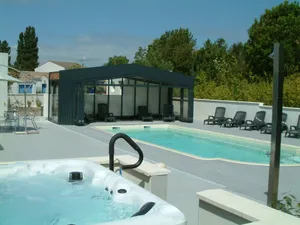 Image of 200m from the ocean, villa \"Lupin\" in residence with swimming pool . : Les Thalassiles