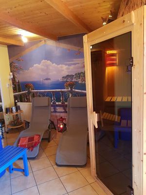 Image of Vacation apartment with pool, beach volleyball court, barbecue area