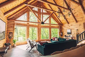 Image of Luxury cabin, hot tub, pool, fire pit, sleeps 20