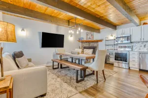Image of Serene condo with skiing, fireplace, mountainview, & washer\/dryer