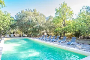 Image of Cosy cottage near Roussillion, air-conditioned, 14m heated pool,  large grounds.