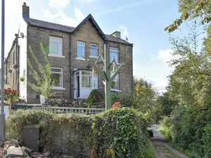 Image of A beautiful cottage boasting wonderful views over the surrounding Colne Valley.