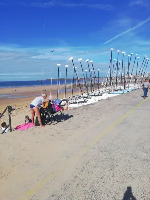 Image of 50 meters from the beach of la Hoguette, your T3 with private terrace