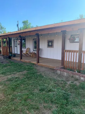 Image of Farm Stay with outdoor firepit, Man Cave, animals