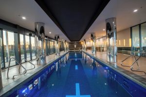 Image of Serene Escape: Panoramic Views, Pool, Gym, Sauna