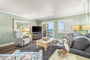 Image of Coastal Cool Beachfront Condo with stunning ocean views! (313)