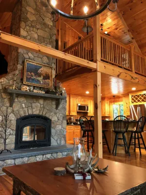 Image of Log Home Nestled Between The White Mountains and The Lakes Region
