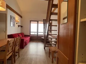 Image of Appartement 2 pièces au pied des pistes avec casier à ski et WiFi - FR-1-351-198