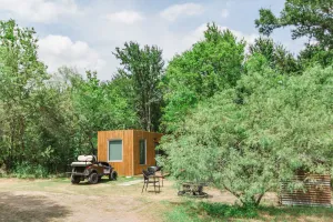 Image of Dragonfly Cabin at Wahwahtaysee Resort on the San Marcos River