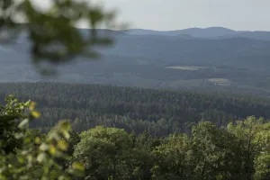 Image of Vosges\/Alsace :Gîte with panoramic views over valley and mountains in the heart of nature.
