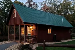 Image of Modern, Private Cabin 20 Minutes From Penn State, Breakfast Items Included