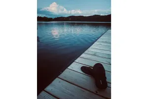 Image of Sunrise Deck and Boat Slip. Peace and Fun!