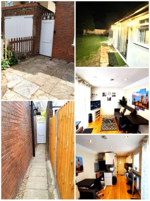 Image of Cosy Serene Garden 1 Bedroom FLAT. 1 min walk from Leagrave Station