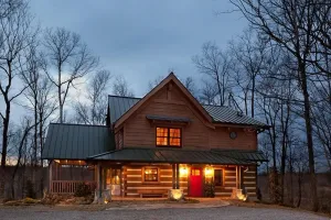 Image of Caspian Cottage - Secluded log cabin on 150 acres