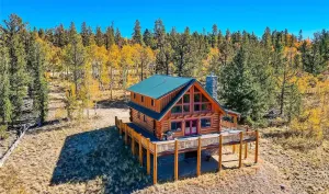 Image of Quarry Road Cabin - Dogs OK - Log Cabin, Mountain Views 22 miles to Breckenridge