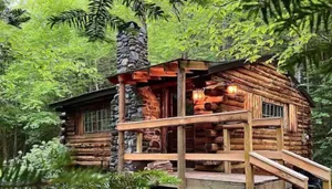 Image of Rustic Log Cabin #7 - “Streamside”